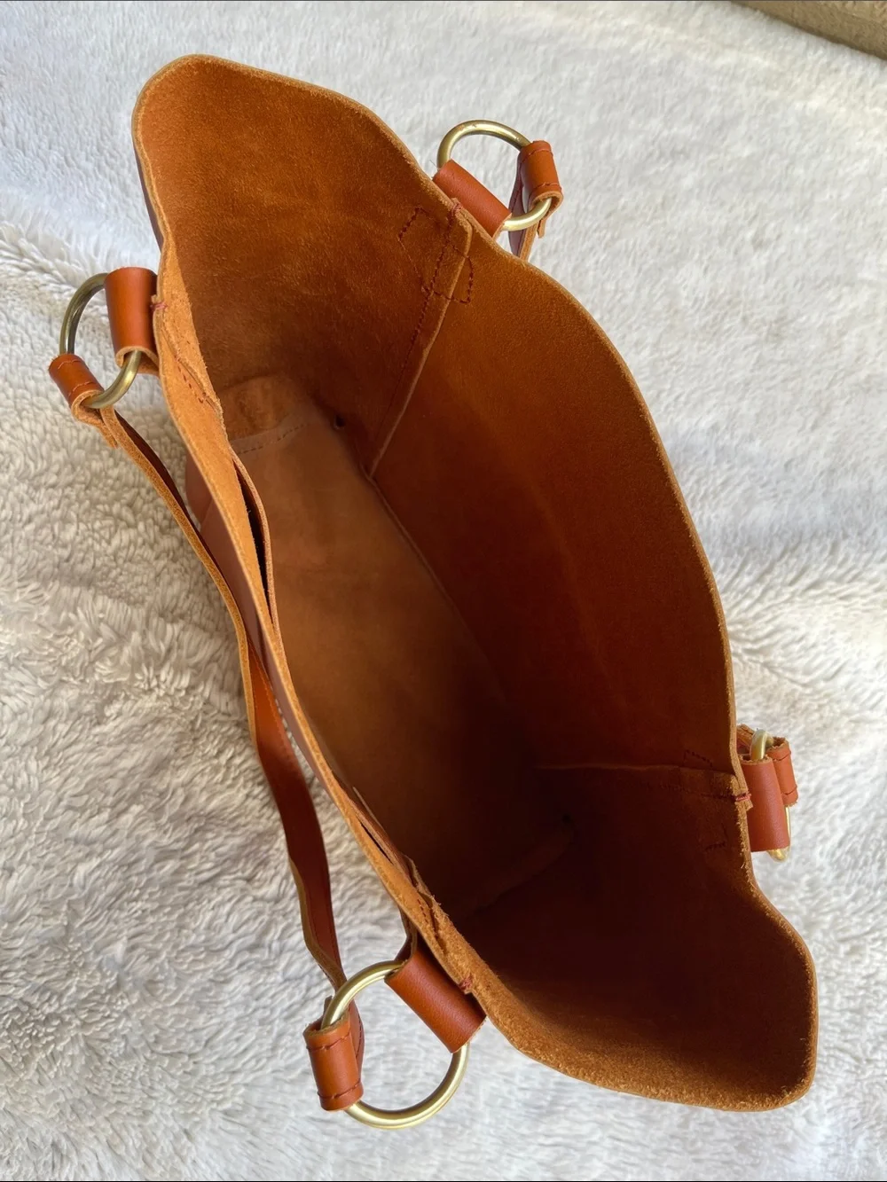 Portland Leather The Market Leather Tote in Honey